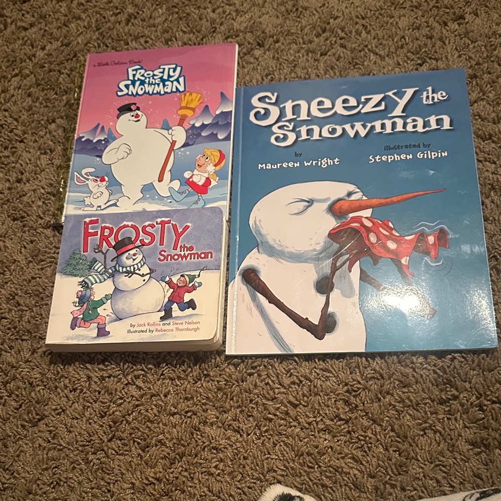 Frosty and Sneezy the Snowman Books